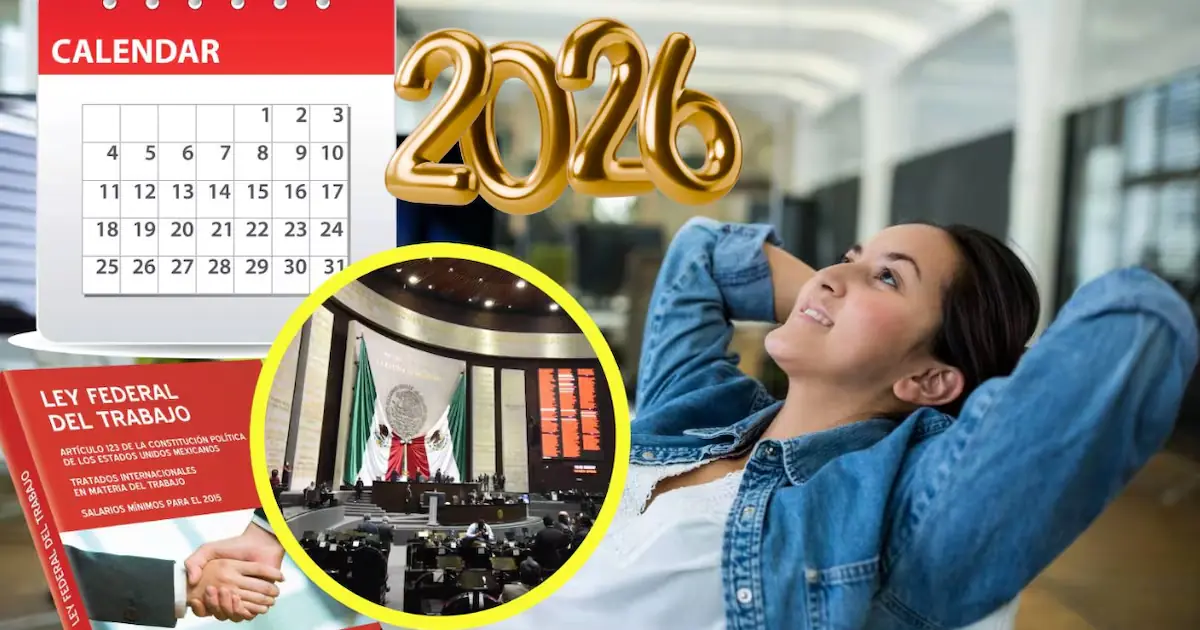 Conoce los siete días de descanso que establece la ley para el próximo año.