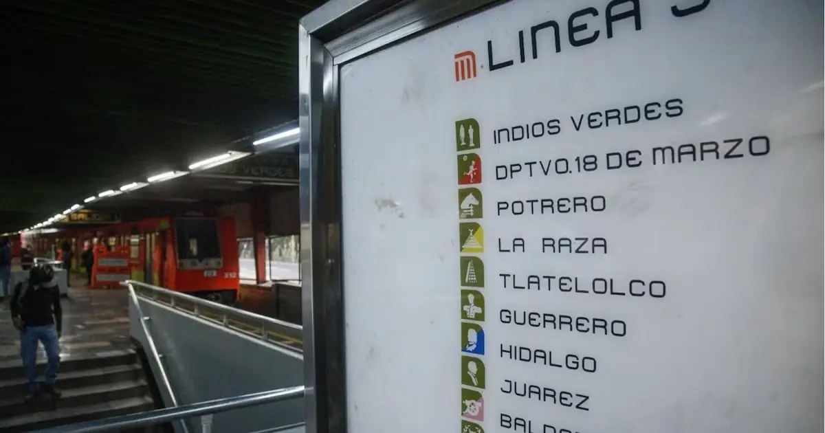 El STC aseguró que un objeto causó el accidente en la Línea 3 del Metro.