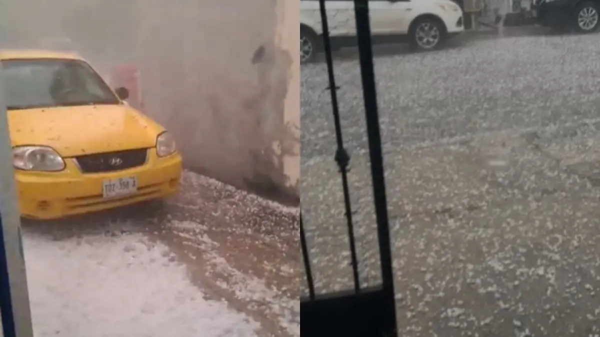 La inusual tormenta generó asombro y posibles daños en la infraestructura local.