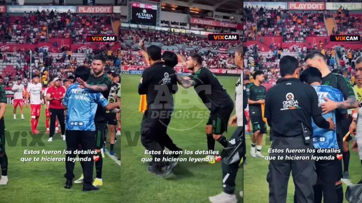 El gesto del delantero de Tigres genera admiración y reafirma su conexión con la afición.