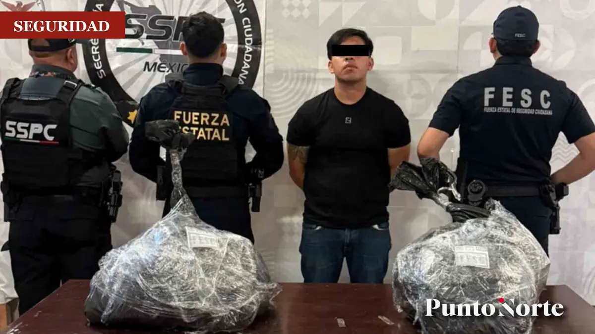 Un hombre fue arrestado tras una persecución y se le encontró un cargamento significativo de 'cristal'.