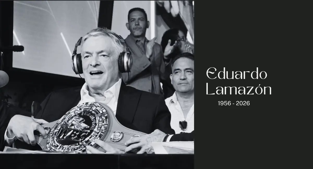 La comunidad del boxeo llora la pérdida de Eduardo Lamazón, una voz emblemática del deporte.