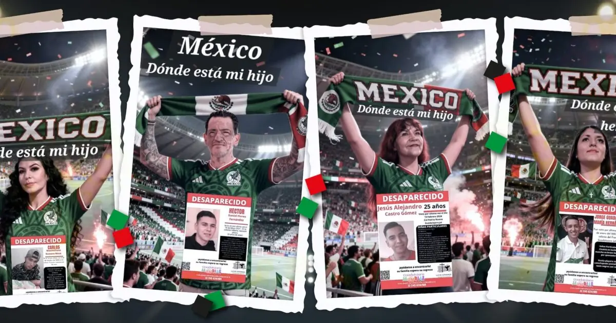 La inauguración del Mundial será un espacio para exigir justicia por miles de desaparecidos en México.