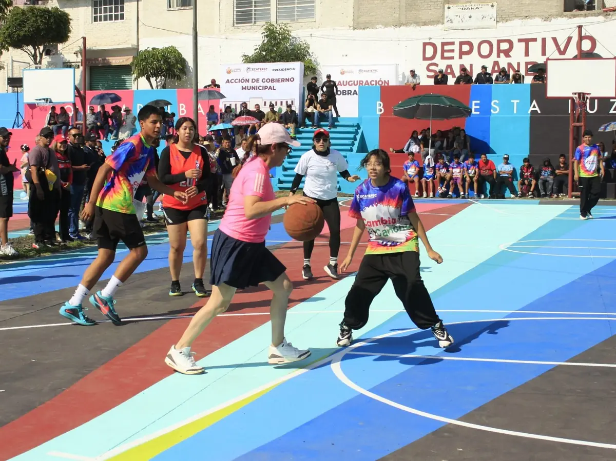 Este nuevo espacio recreativo promueve actividades deportivas entre la juventud para fomentar la paz social.