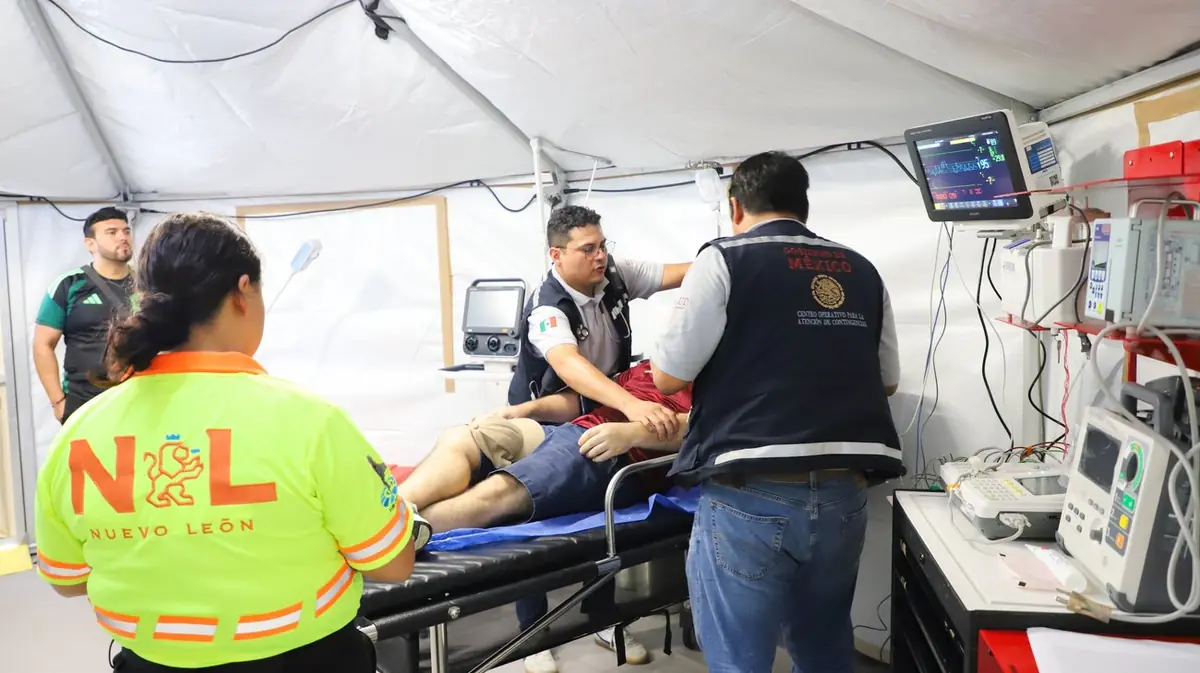 Durante el evento, un hospital móvil atendió casos graves, pero no hubo traslados necesarios.