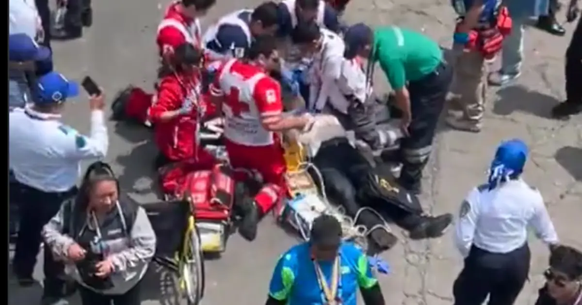 Un hombre de 80 años colapsó cerca del Estadio Ciudad de México, previa al Mundial 2026.