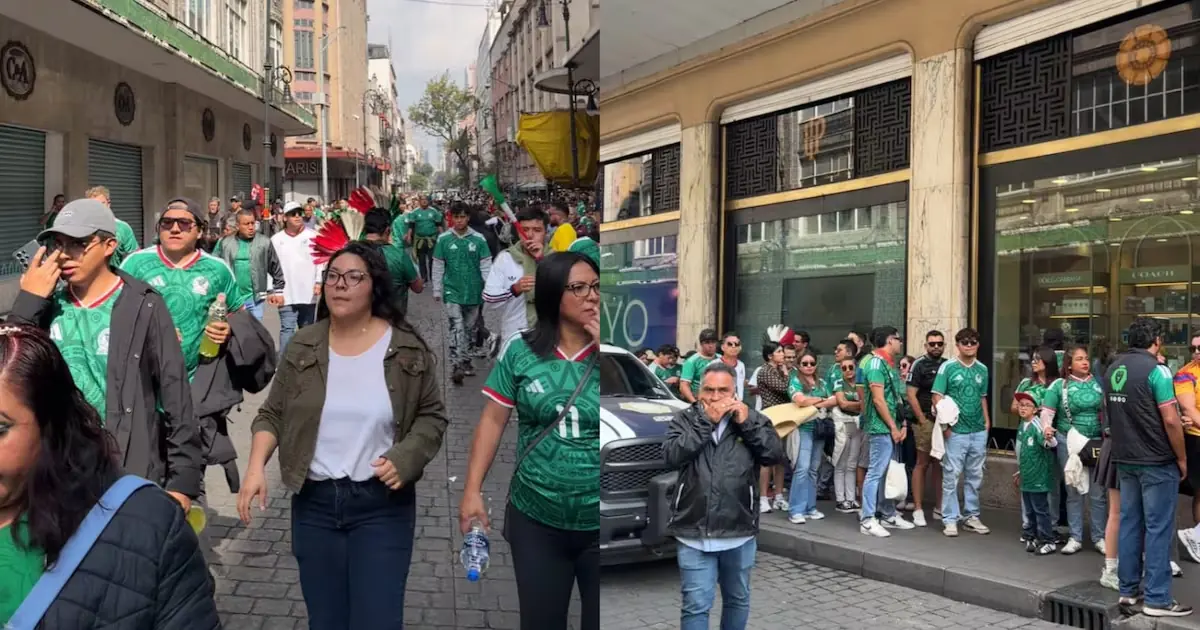 La pasión por el Mundial 2026 desata un tumulto en la Ciudad de México.