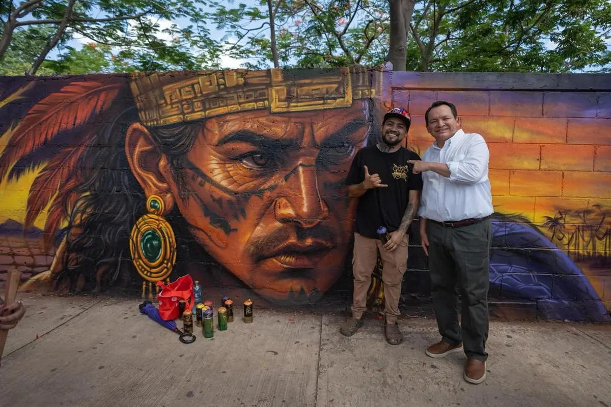 La exposición “Pok ta pok” busca reducir la violencia a través de la expresión artística y el trabajo comunitario.