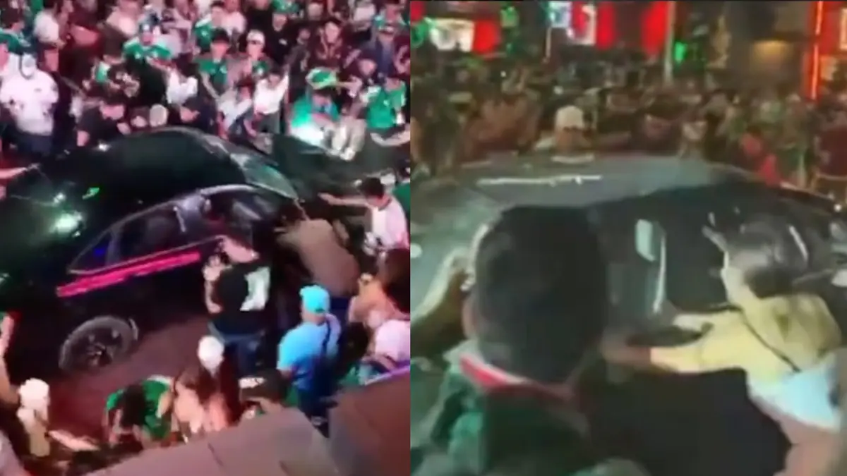El incidente se produjo tras la victoria de México en el Mundial, generando tensión en las celebraciones.