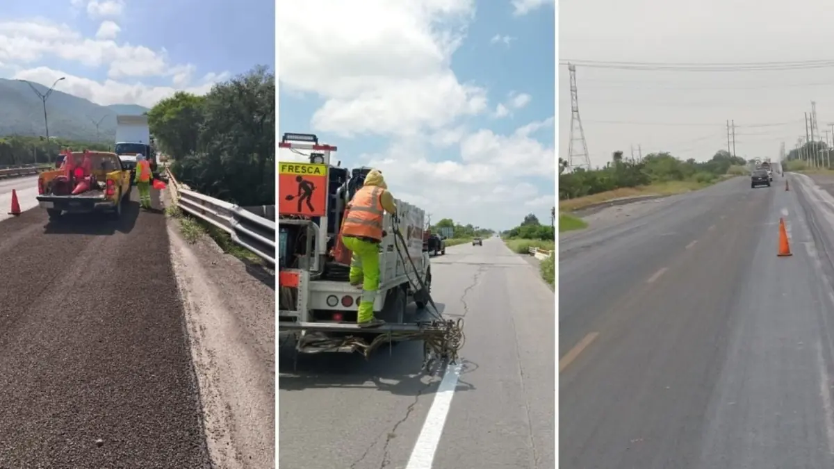 La SICT trabaja en la mejora de una de las rutas clave para Monterrey.