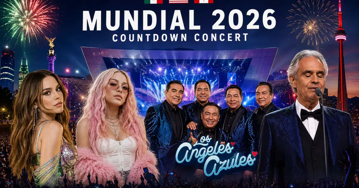 El Countdown Concert en México reunirá a grandes artistas en la cuenta regresiva del torneo.