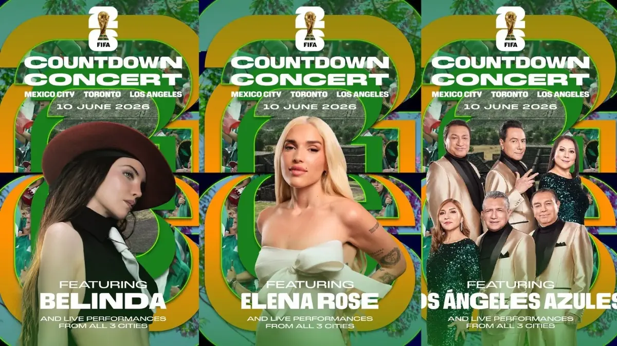 El evento musical en Ciudad de México celebrará la llegada de la Copa del Mundo.