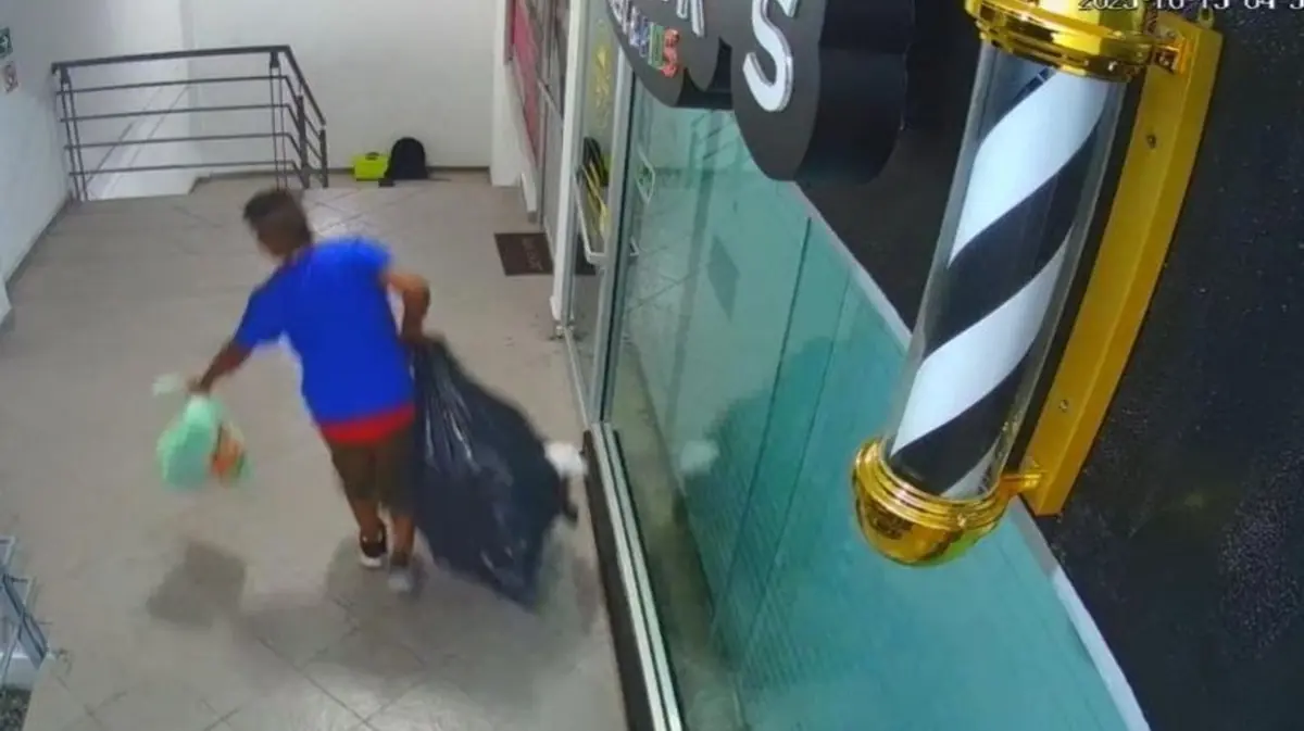 La pronta intervención policial evitó la fuga del sospechoso tras un robo.
