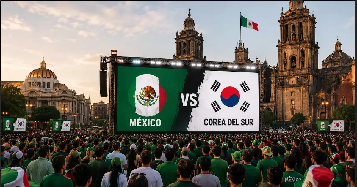 Las pantallas buscan ampliar la capacidad de espectadores en el Centro Histórico durante el encuentro de la Selección Mexicana.