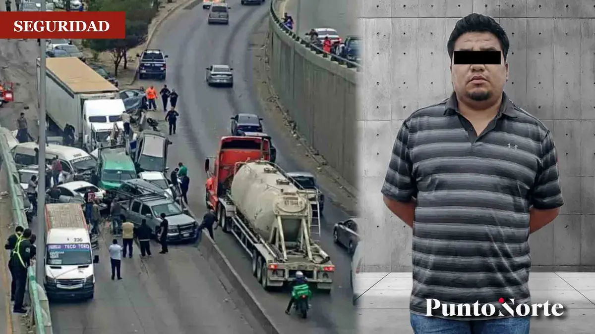 Un chofer alega falla de frenos tras embestir 35 vehículos en Tijuana, provocando múltiples lesiones.