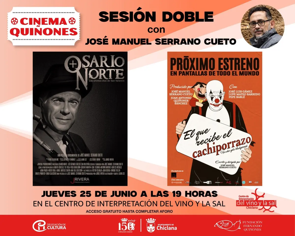 La proyección incluye el documental "Osario Norte" y el corto "El que recibe el cachiporrazo".