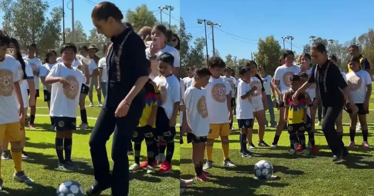 La presidenta de México promueve el deporte infantil en Mexicali a través del programa que prepara para el Mundial 2026.