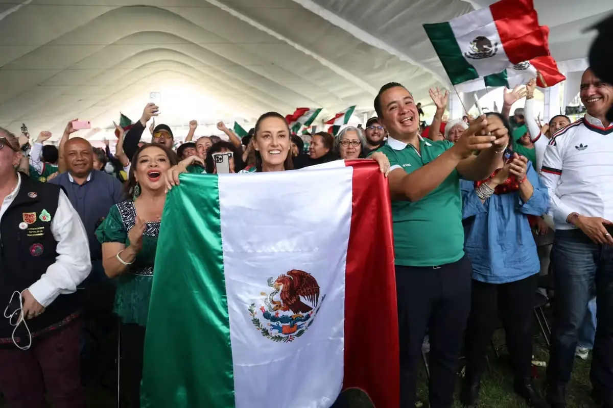 La presidenta celebra el triunfo de México en el Mundial 2026, marcando un comienzo prometedor en el torneo.