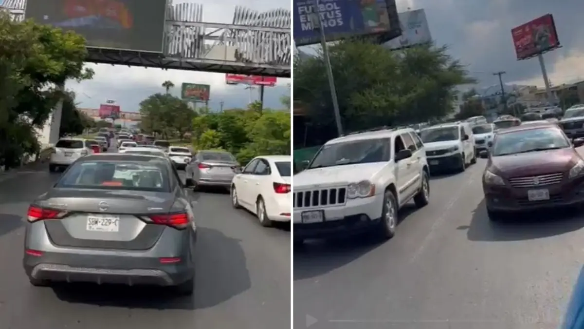 El choque de aficiones en Nuevo León causa severas congestiones viales en el acceso al Estadio Monterrey.