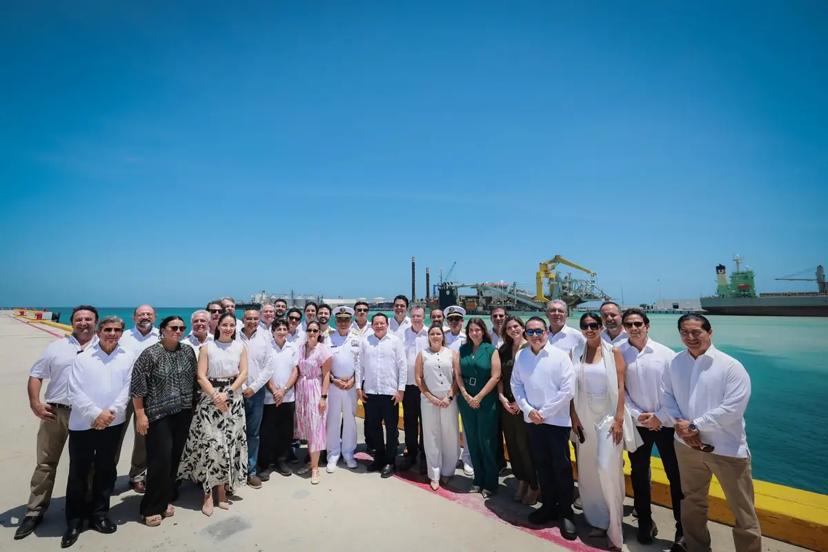 La modernización del puerto impulsa el desarrollo económico de Yucatán.