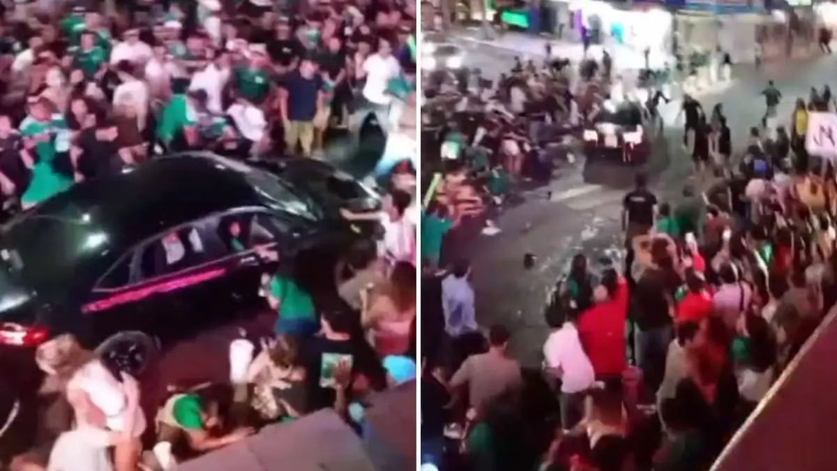 Una celebración por la victoria de la Selección Mexicana se tornó trágica tras un atropello masivo.
