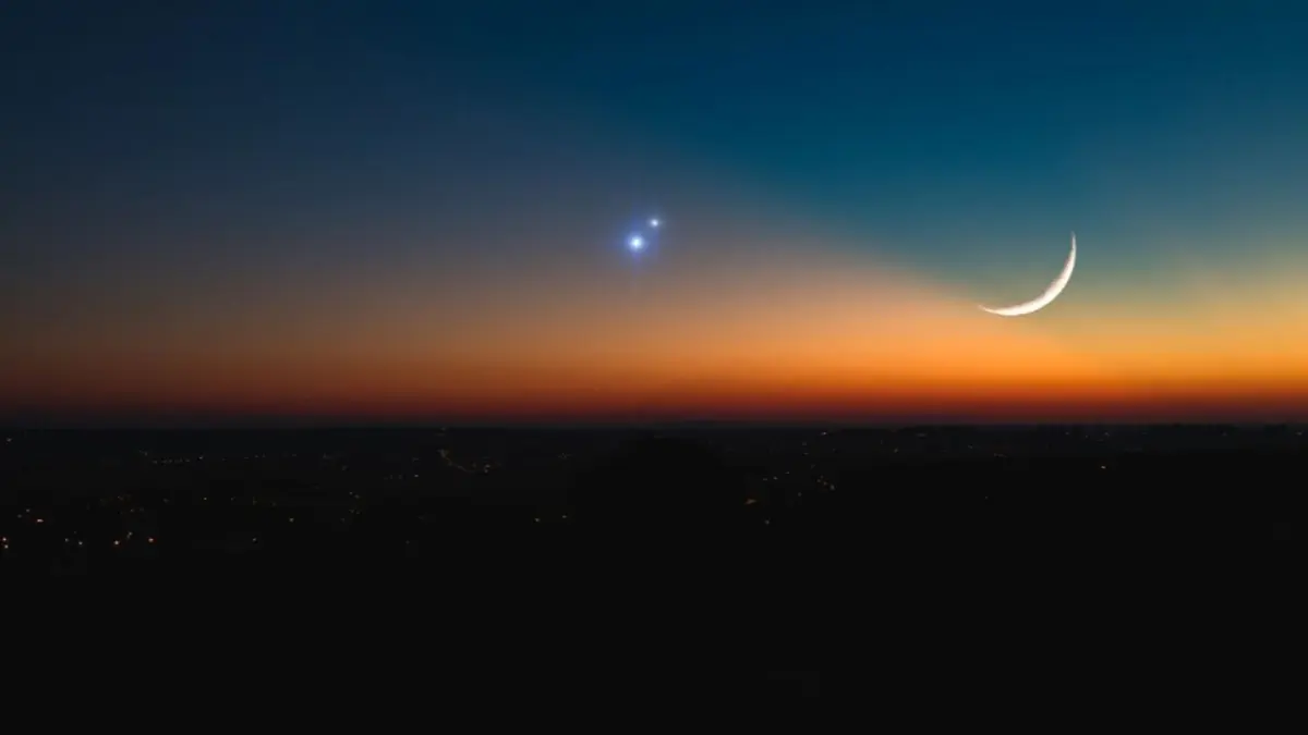 Observa la brillante conjunción de Venus y Júpiter entre el 7 y 10 de junio de 2026.