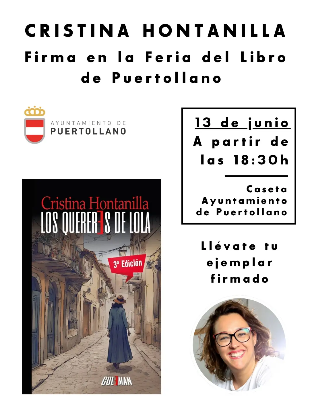 La autora firmará ejemplares de su éxito "Los quereres de Lola" en la Feria del Libro.