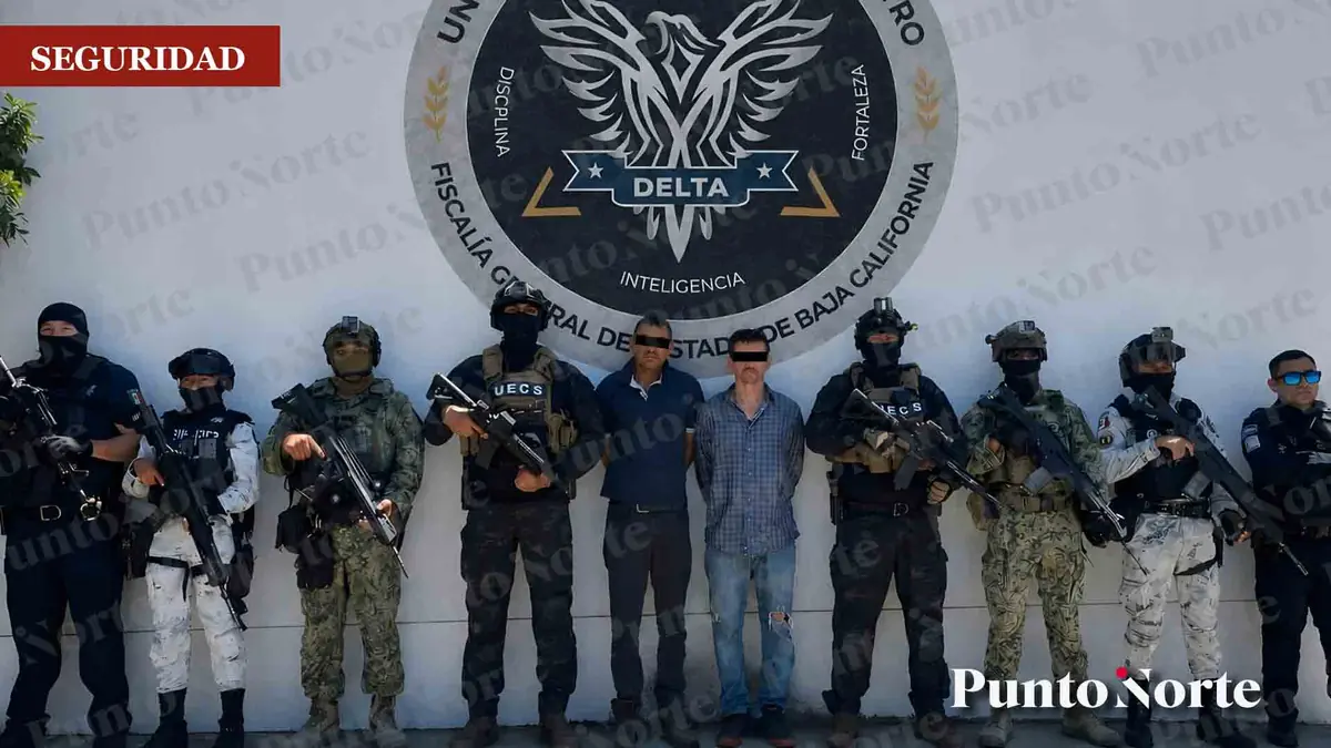 Dos hombres fueron detenidos tras amenazar y extorsionar a un migrante en Tijuana.