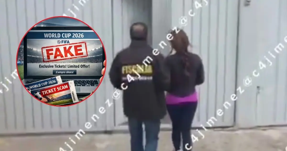 Una mujer fue detenida en el Estado de México por estafar a víctimas con entradas falsas para la Copa Mundial.