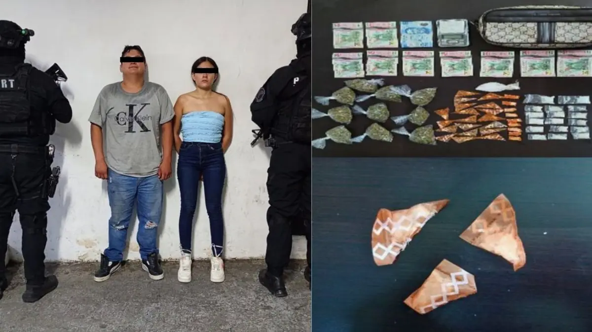La intervención policial resultó en el aseguramiento de diversas sustancias ilícitas.