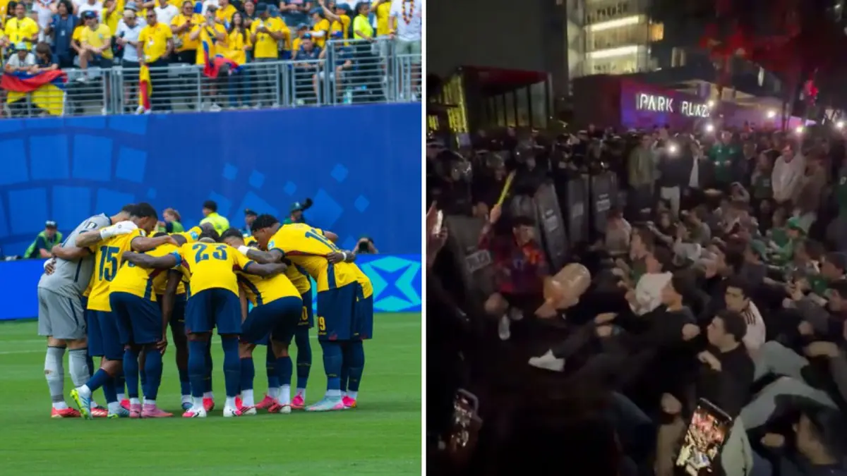 La Federación Ecuatoriana reclama medidas tras disturbios en el hotel.