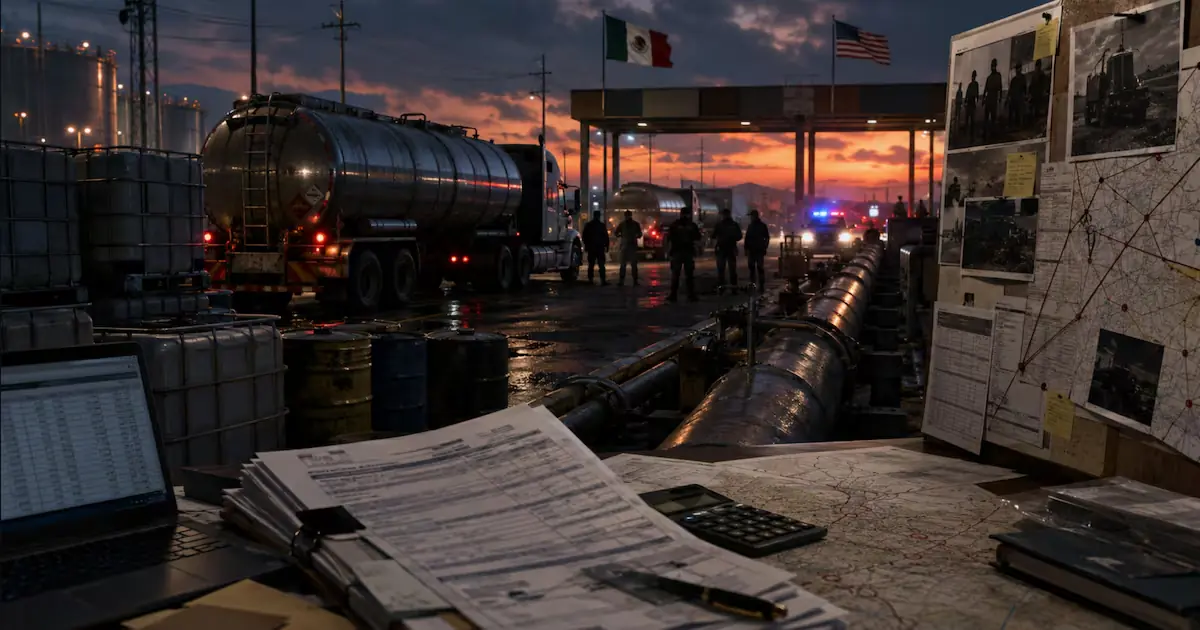 Sanciones a ciudadanos y empresas buscan frenar el contrabando de combustible entre EE.UU. y México.