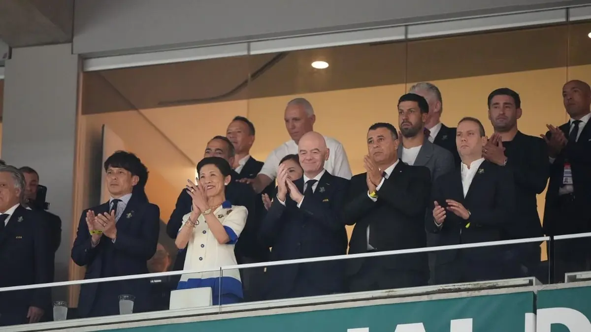 El presidente de la FIFA estuvo en Monterrey para un evento histórico del fútbol mundial.