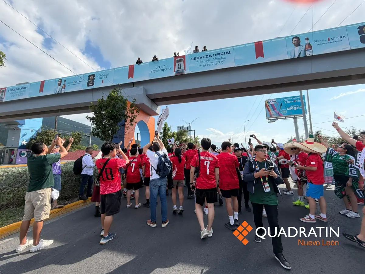 La afición coreana muestra su fervor en Monterrey durante la fase de grupos de la Copa Mundial 2026.