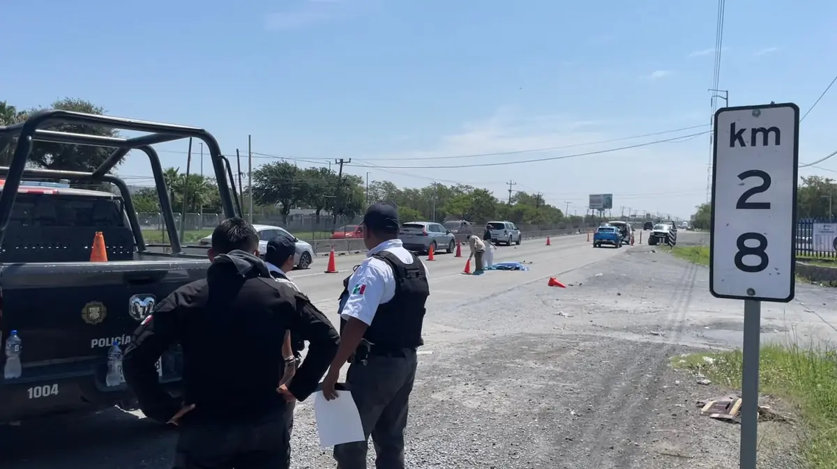 Un accidente vial en el Libramiento Noreste deja un muerto y un conductor detenido.