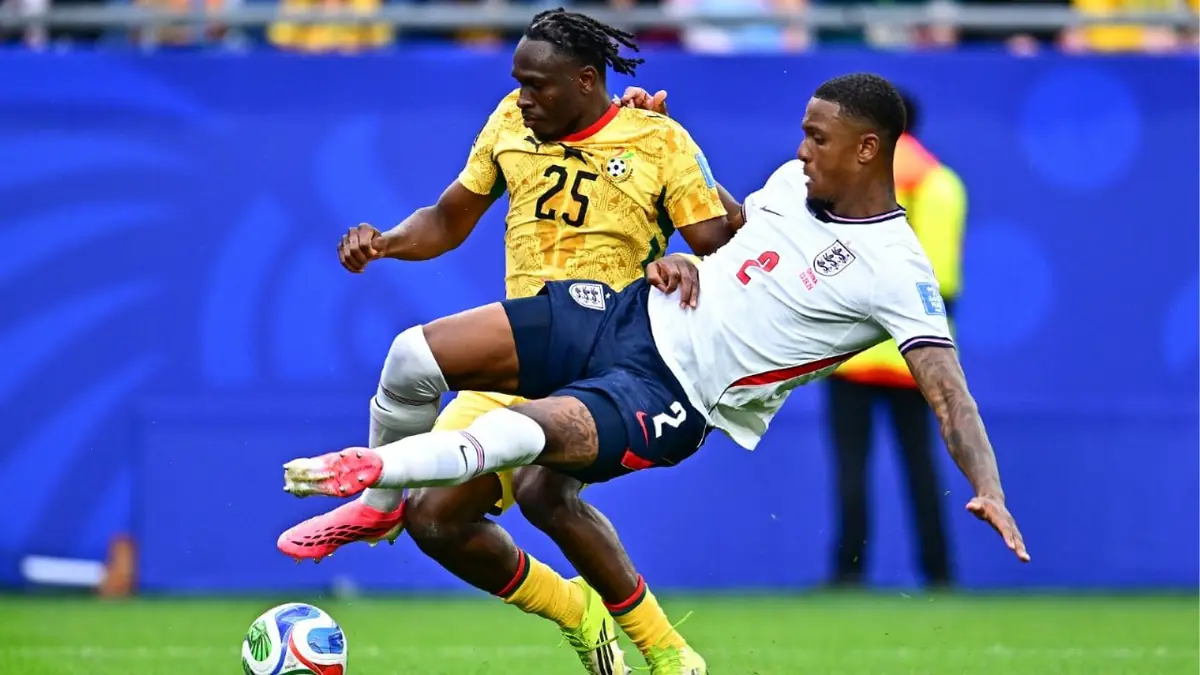 La Selección de Inglaterra no pudo superar la defensa de Ghana en el Mundial 2026.