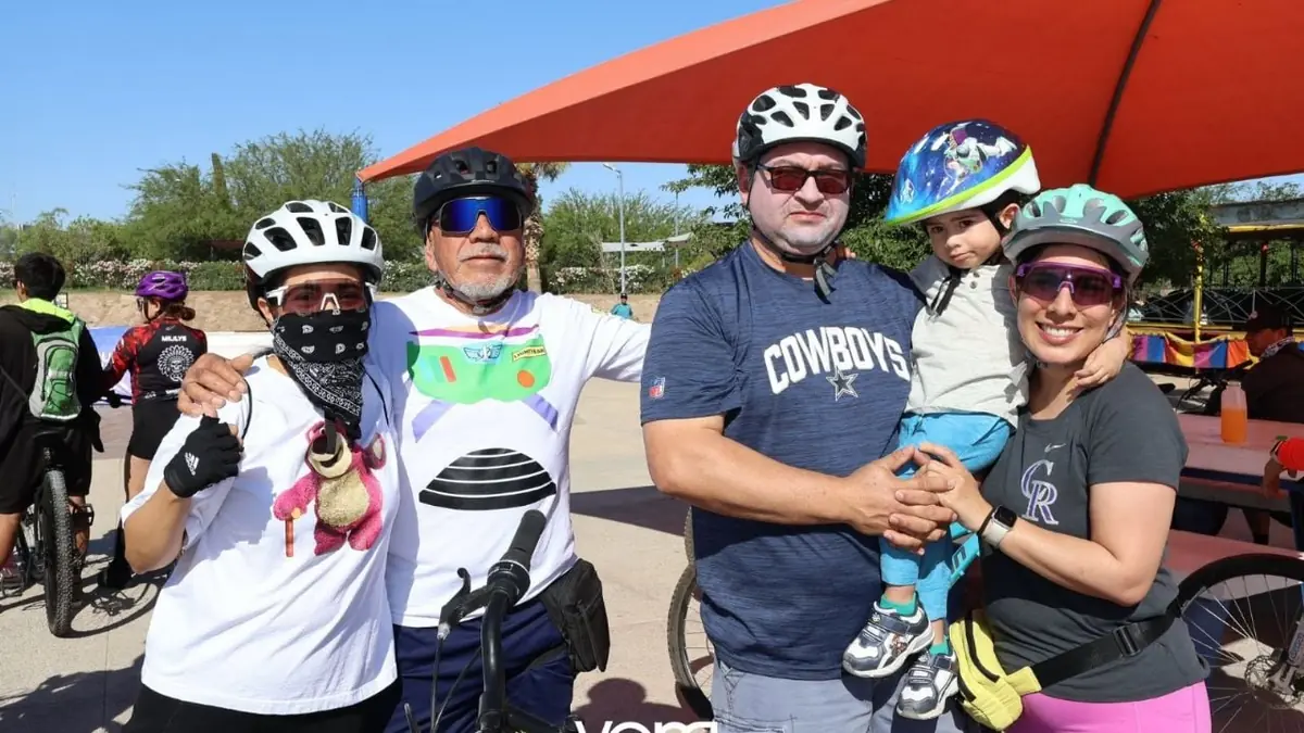 Se promueve un evento familiar para fomentar el uso de la bicicleta entre niños y sus familias.