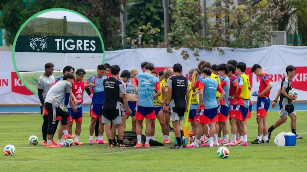La selección nipona reprogramó su práctica por el estado del césped en Tigres.
