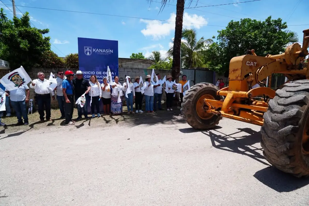 La mejora en calles beneficiará a miles de familias de Kanasín.