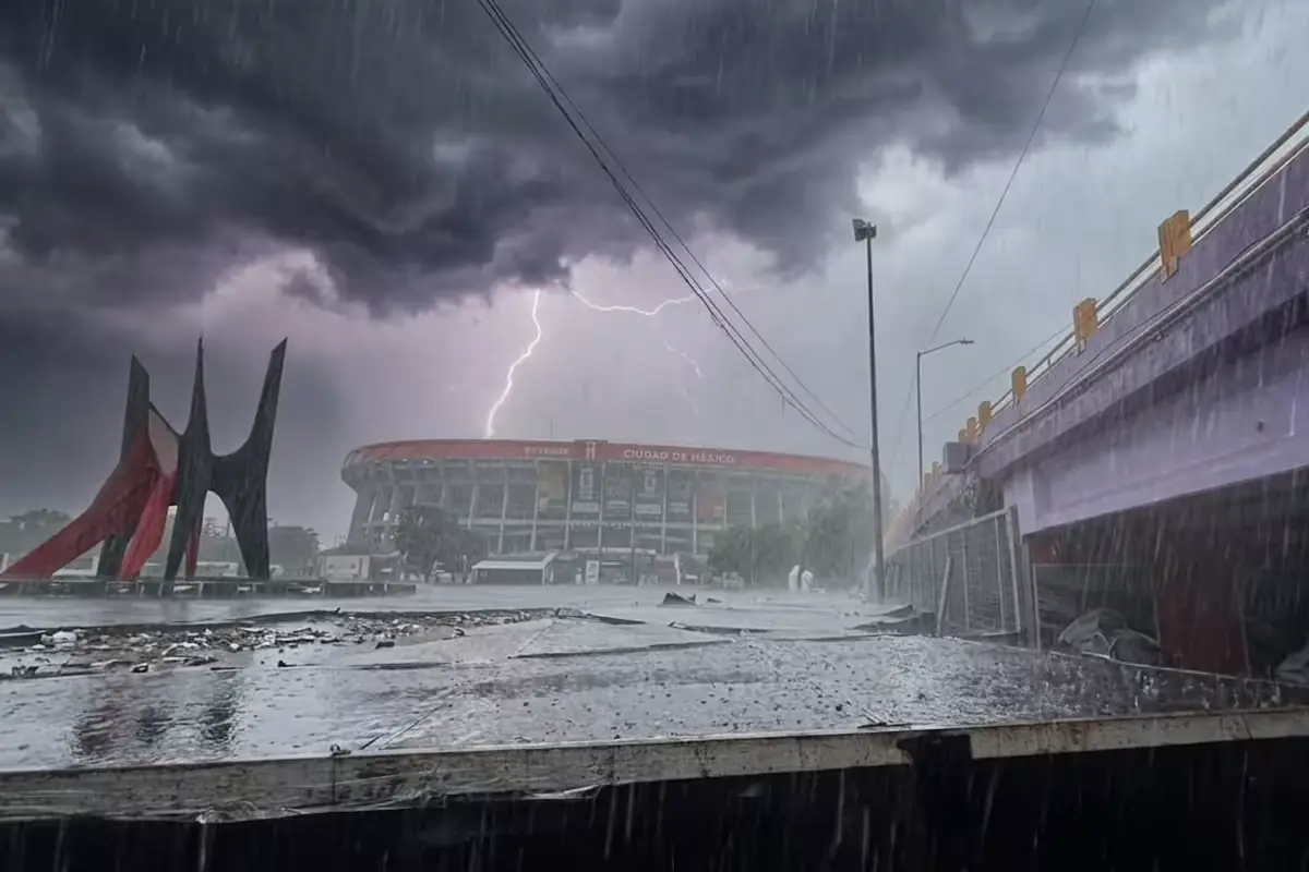 La UNAM anticipa tormentas en la CDMX durante el evento inaugural del torneo de fútbol.