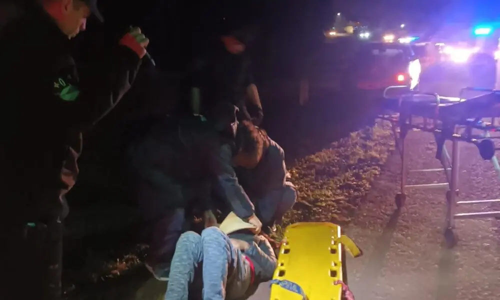 Un hombre sufrió heridas y fue trasladado al hospital tras el accidente ocurrido en la Ruta Provincial N.º 1.