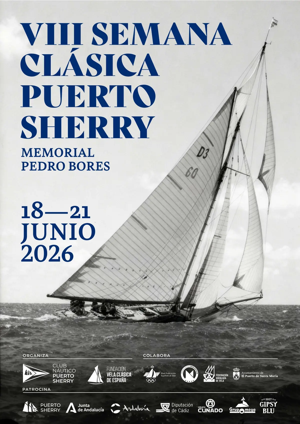 Más de 20 embarcaciones históricas compiten en esta regata emblemática del calendario andaluz.