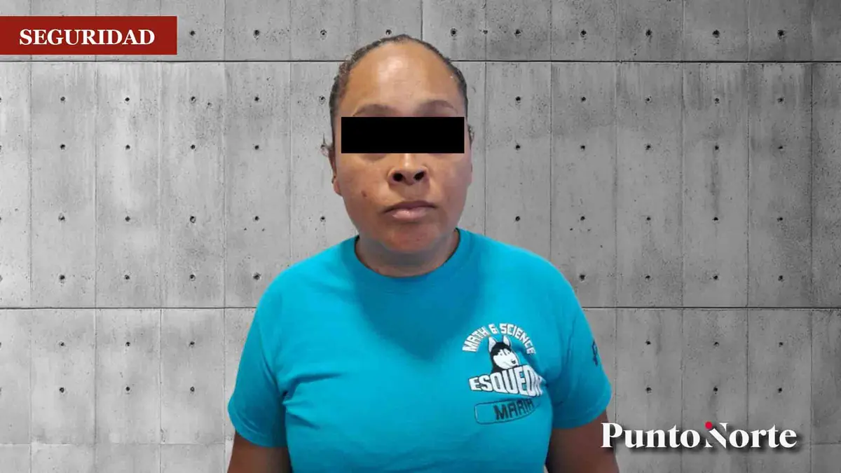 La policía local interceptó a Guadalupe, quien portaba metanfetamina y cocaína.