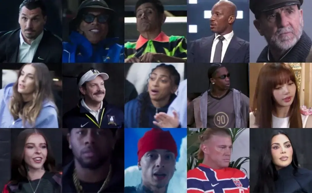 La campaña "Rip the Script" reúne a leyendas y actuales íconos del fútbol en un auténtico espectáculo.