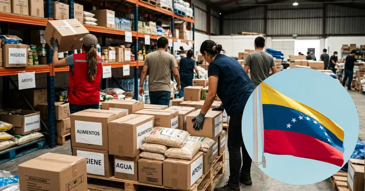 La comunidad se une para enviar ayuda humanitaria tras sismos en Venezuela.
