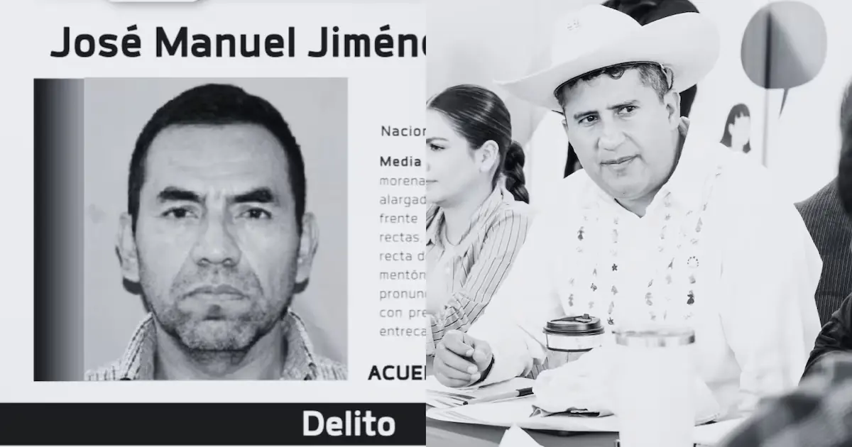 La Fiscalía de Michoacán busca información sobre José Manuel Jiménez Miranda, acusado del asesinato del alcalde Carlos Manzo.