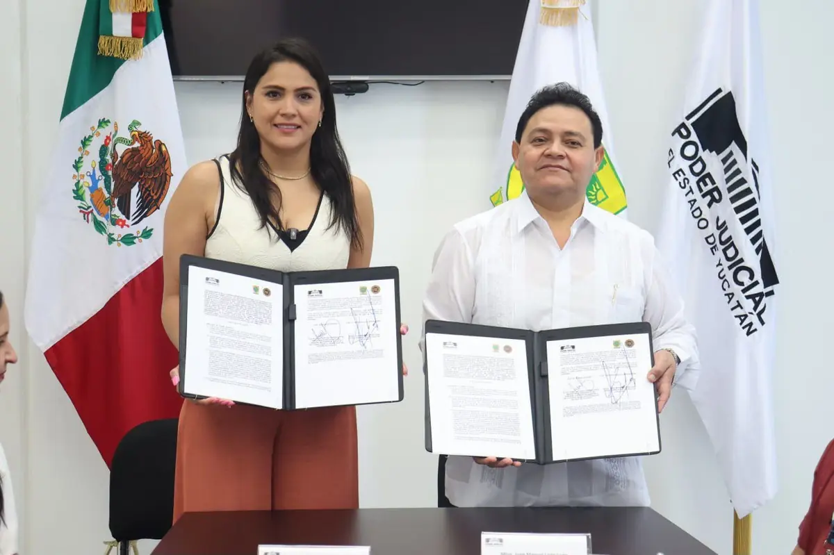 El acuerdo busca promover la justicia restaurativa y mejorar el bienestar de familias yucatecas.