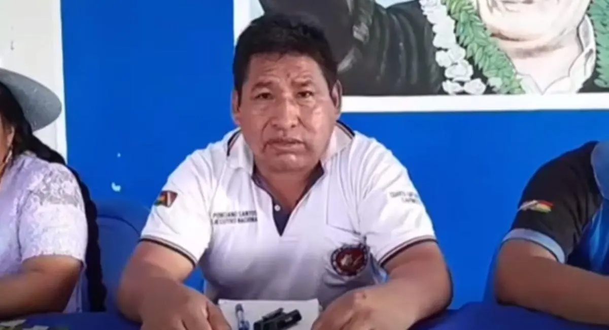 Acusaciones contra el dirigente evista incluyen instigación a bloqueos en Bolivia.