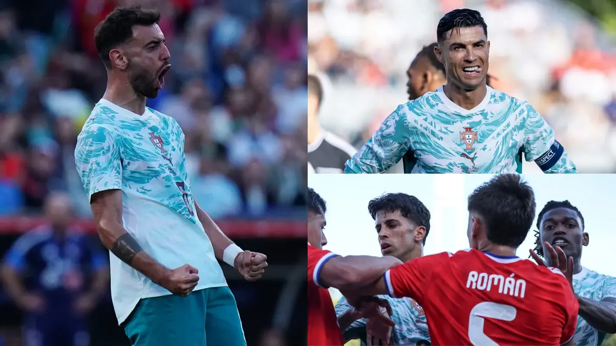 La selección portuguesa se impone 2-1 a Chile, mostrando su potencial antes del Mundial.