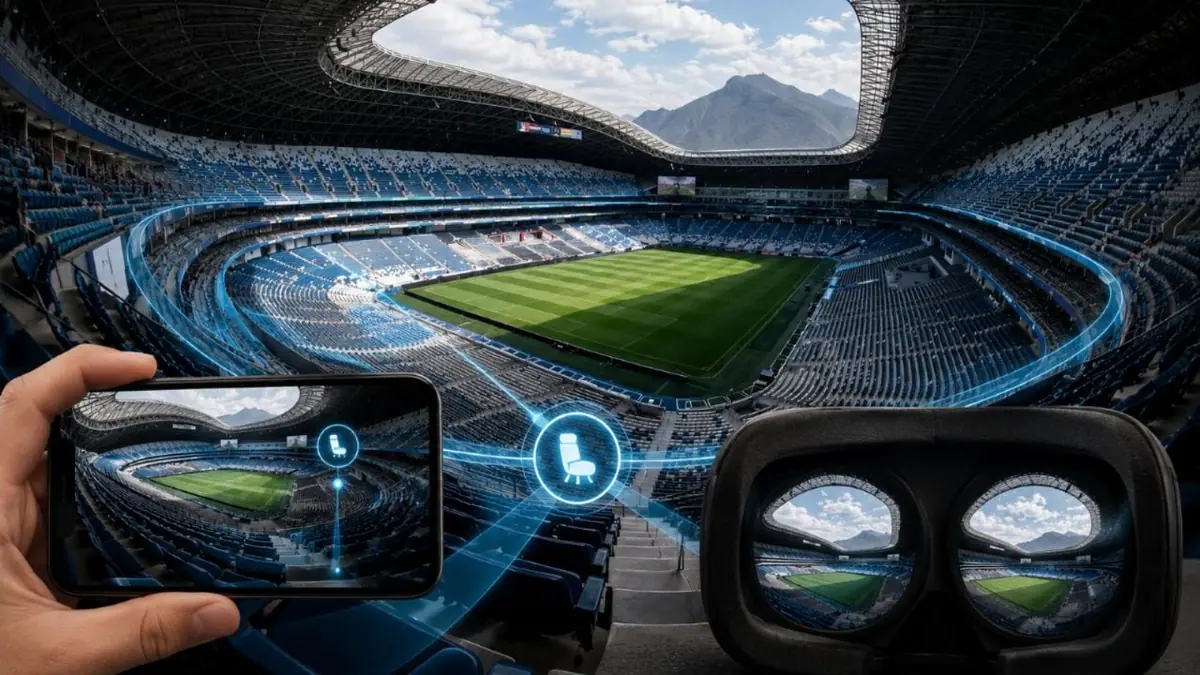 La tecnología de Virtual Venue permite a los aficionados elegir asientos con experiencia inmersiva.